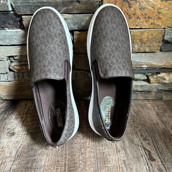 MICHAEL Michael Kors Keaton Logo Slip on Sneakers Women's Size 8 1/2 - Picture 6 of 12